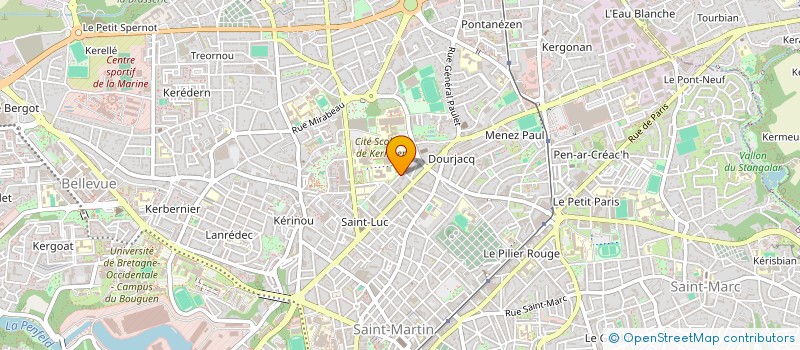 localisation de l'entreprise YAWAK SOFTWABE à BREST