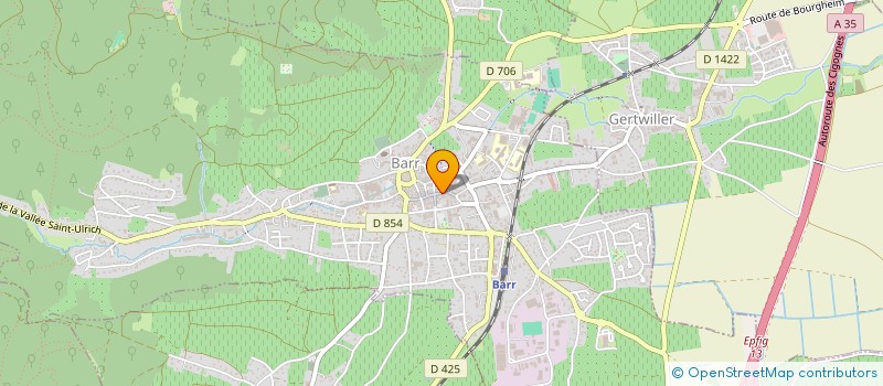 localisation de l'entreprise YAWEB  BARR