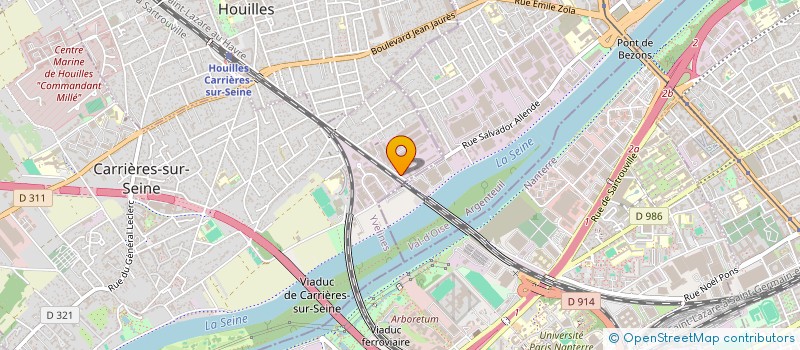 localisation de l'entreprise YAWL78  CARRIERES-SUR-SEINE