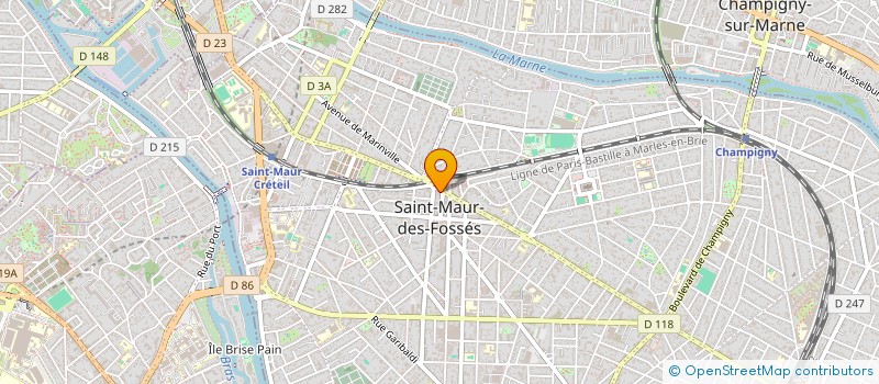 localisation de l'entreprise YAYA à SAINT-MAUR-DES-FOSSES