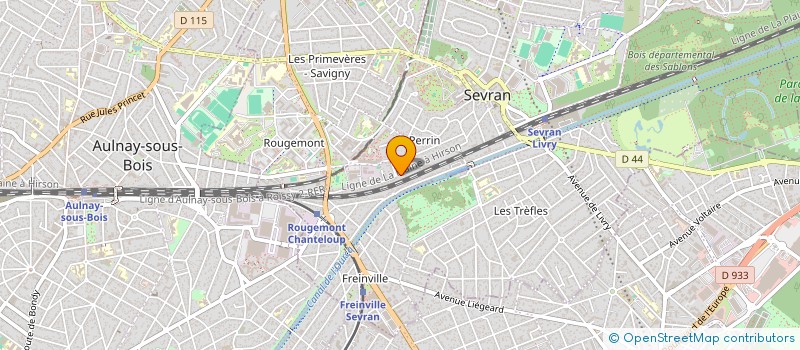 localisation de l'entreprise YAYA à SEVRAN
