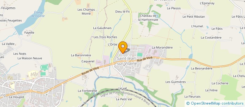 localisation de l'entreprise YAYA DOM SERVICES  SAINT-JEAN-SUR-VILAINE