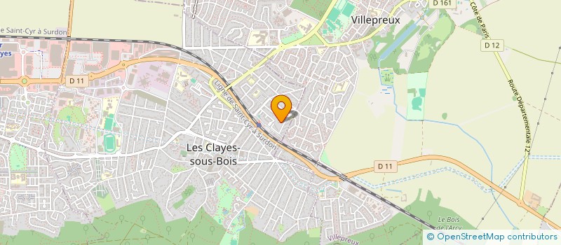 localisation de l'entreprise YAYA KRISSO RECORDS  LES CLAYES-SOUS-BOIS