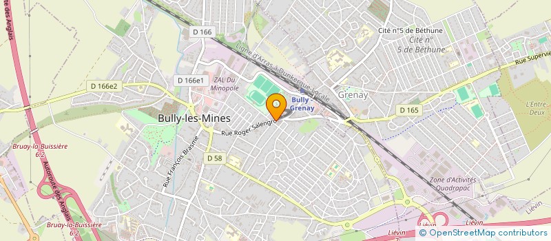 localisation de l'entreprise YAYLA 62 à BULLY-LES-MINES