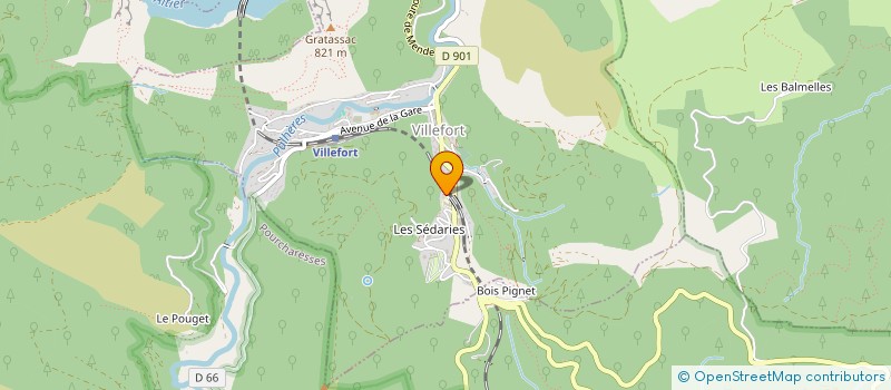 localisation de l'entreprise YAYLA FRERES  VILLEFORT