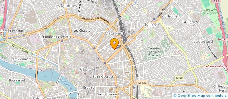 localisation de l'entreprise YAZ CANTINE  TOULOUSE