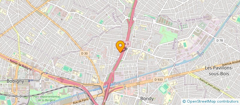 localisation de l'entreprise YAZ GROUP à NOISY-LE-SEC