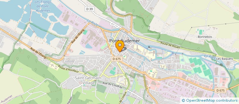 localisation de l'entreprise YAZDANPANAH & ASSOCIE à PONT-AUDEMER