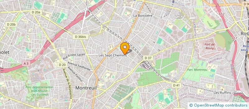 localisation de l'entreprise YAZGAN à MONTREUIL
