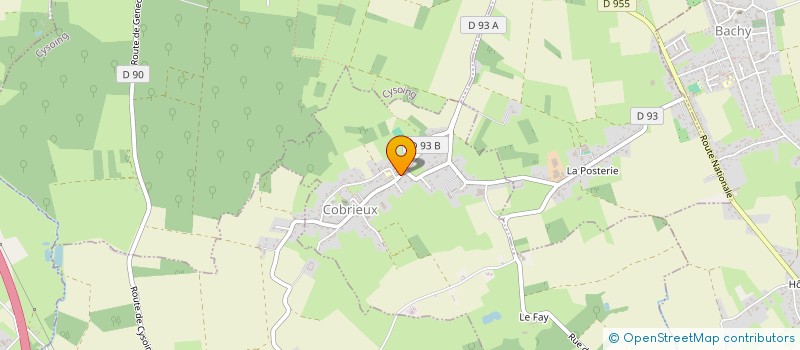 localisation de l'entreprise YAZI à COBRIEUX
