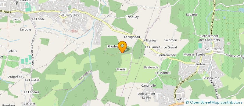 localisation de l'entreprise YAZO  POMPIGNAC