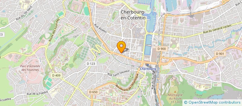 localisation de l'entreprise YAZOR à CHERBOURG-EN-COTENTIN