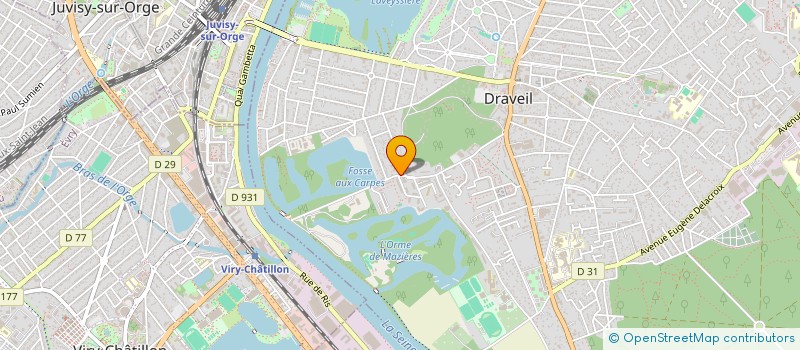 localisation de l'entreprise YAZRA à DRAVEIL