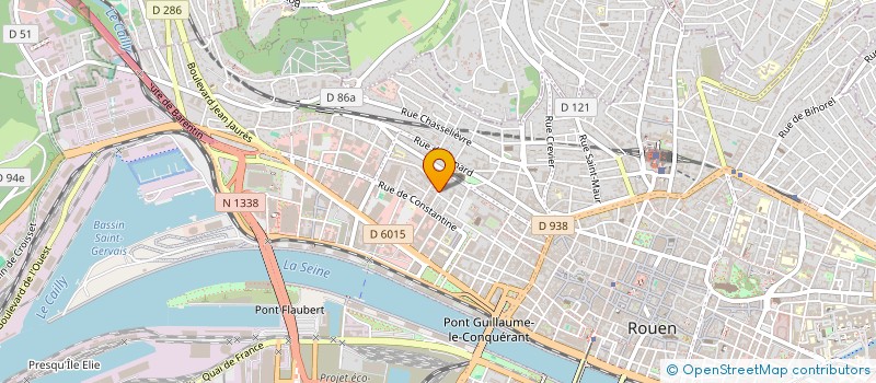 localisation de l'entreprise YB  ROUEN