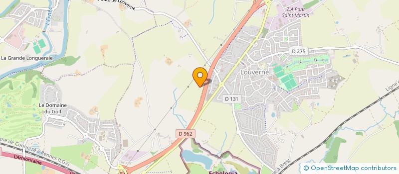 localisation de l'entreprise YB  LOUVERNE