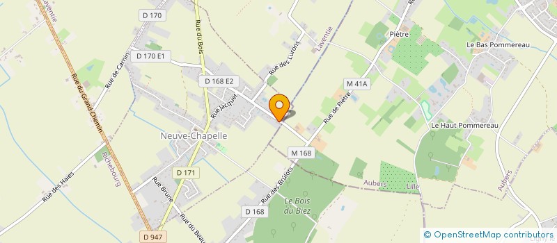 localisation de l'entreprise YB CONCEPT RENOV  NEUVE-CHAPELLE