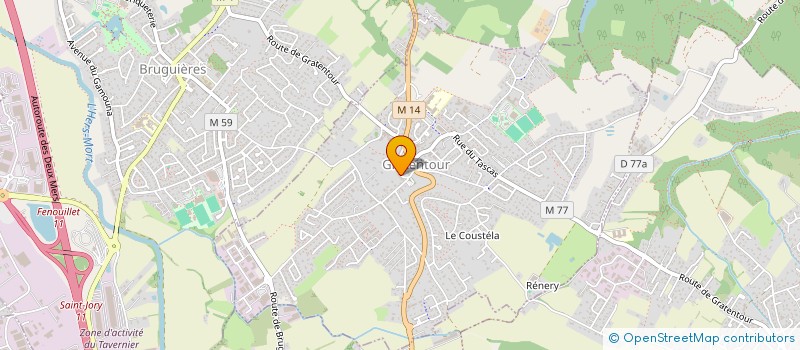 localisation de l'entreprise YB CONSEILS  GRATENTOUR