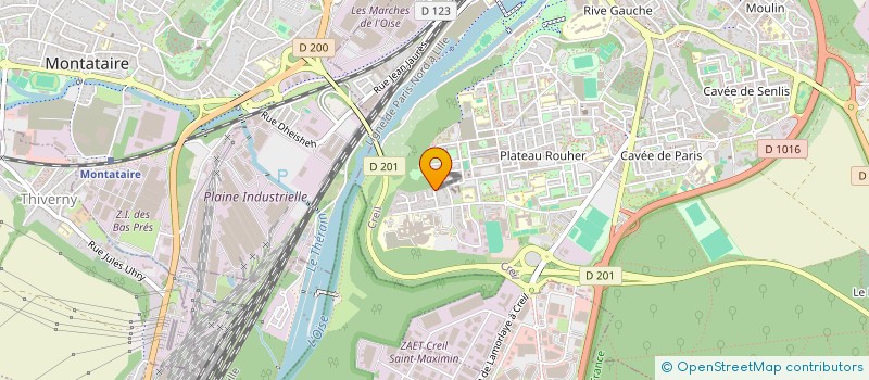 localisation de l'entreprise YB CONSULTING  CREIL