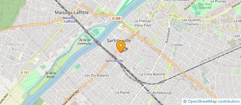 localisation de l'entreprise YB DATA TECH  CONFLANS-SAINTE-HONORINE