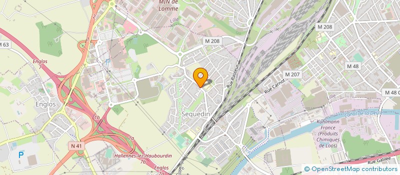 localisation de l'entreprise YB DISTRI  TOURCOING