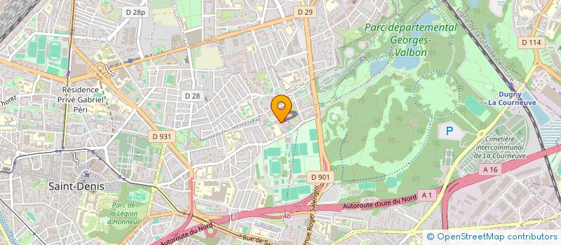 localisation de l'entreprise YB. DRIVING  SAINT-DENIS