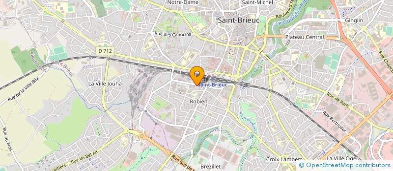 localisation de l'entreprise YB EVOLUTION à TREGUEUX
