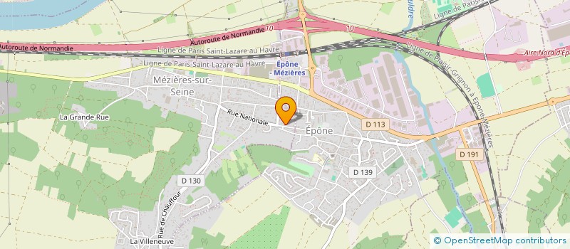 localisation de l'entreprise YB HOLDING INVESTISSEMENTS  MEZIERES-SUR-SEINE