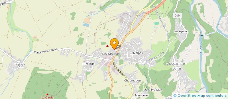 localisation de l'entreprise YB IMMO  CUSSAC-SUR-LOIRE