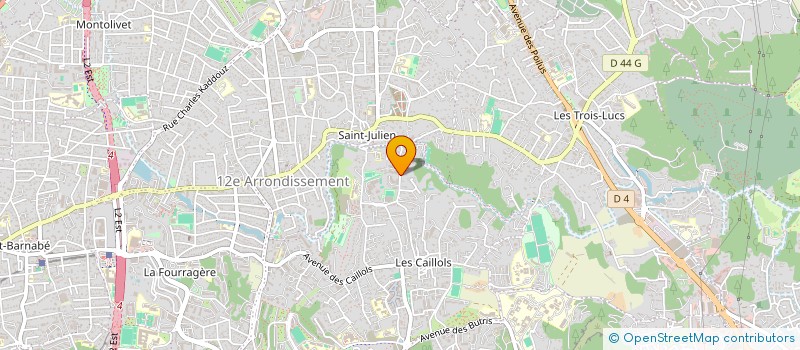 localisation de l'entreprise YB INVEST  MARSEILLE