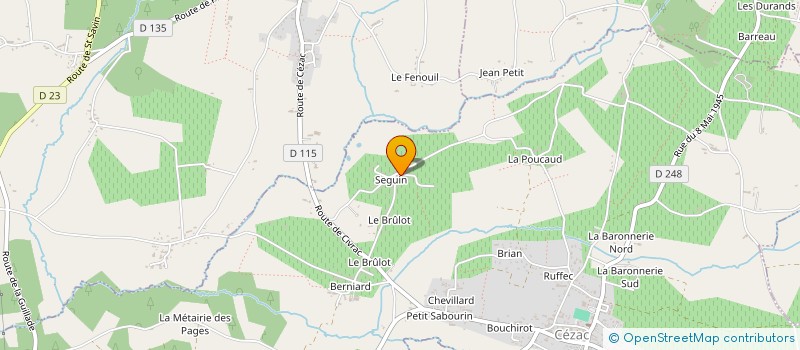 localisation de l'entreprise YB INVEST HOLDING  CEZAC