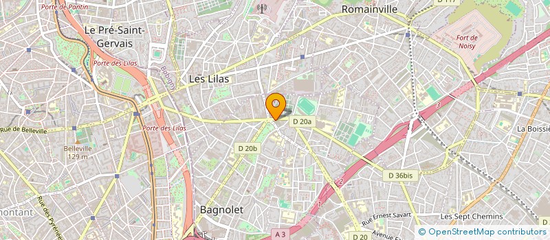 localisation de l'entreprise YB PROPERTIES - CONSEIL EN IMMOBILIER à BAGNOLET