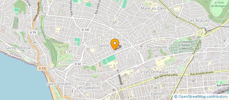 localisation de l'entreprise YB SOLUTIONS  HARFLEUR