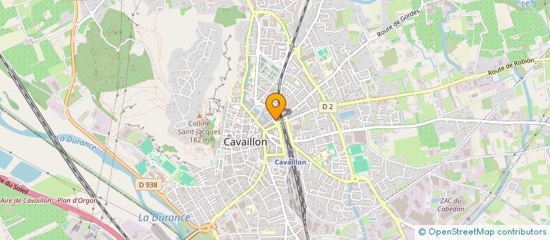 localisation de l'entreprise YB TOUS PNEUS à CAVAILLON