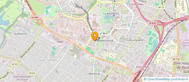 localisation de l'entreprise YB TRANSPORT à TOULOUSE