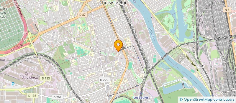 localisation de l'entreprise YBA FORMATION à CHOISY-LE-ROI