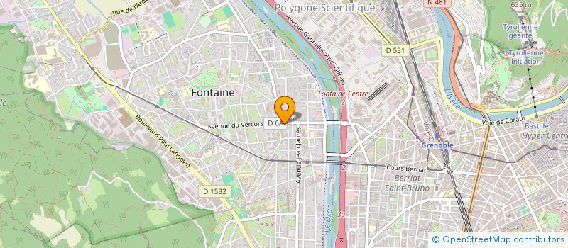 localisation de l'entreprise YBA SW CONSULTING à GRENOBLE