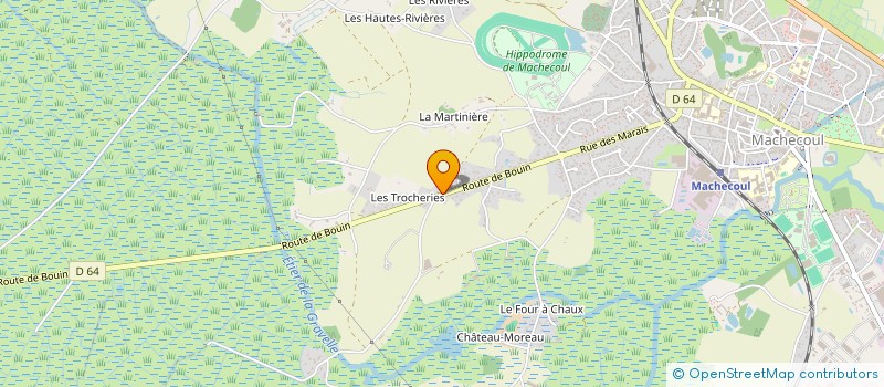 localisation de l'entreprise YBAP  MACHECOUL-SAINT-MEME