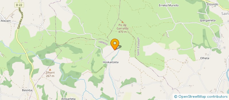 localisation de l'entreprise YBARNEGARAYA BERRIA  HELETTE