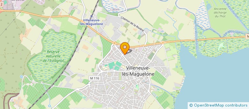 localisation de l'entreprise YBE  VILLENEUVE-LES-MAGUELONE