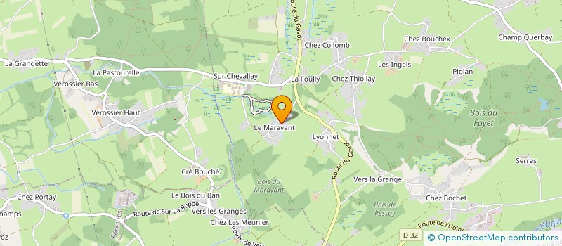 localisation de l'entreprise YBE IMMO  SAINT-PAUL-EN-CHABLAIS