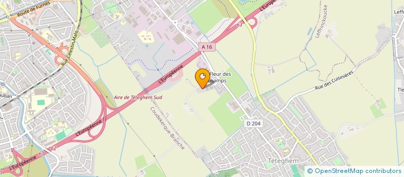 localisation de l'entreprise YBELMECA AUTOMATION  TETEGHEM-COUDEKERQUE-VILLAGE