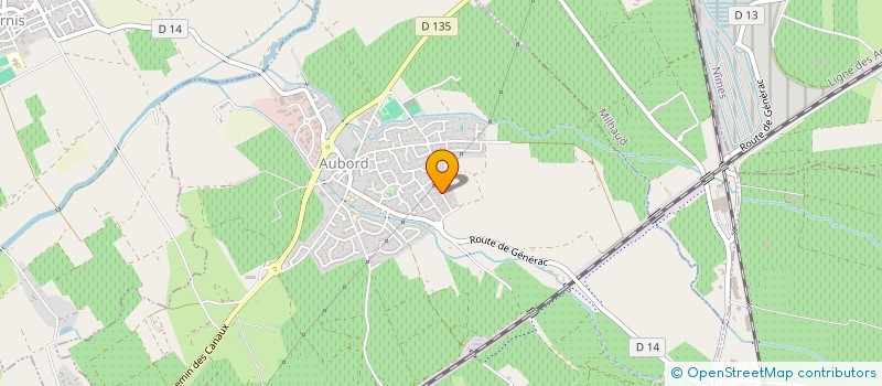 localisation de l'entreprise YBH  AUBORD