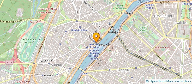 localisation de l'entreprise YBI à BOULOGNE-BILLANCOURT