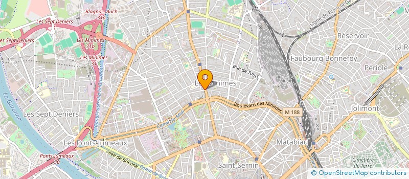 localisation de l'entreprise YBMH à TOULOUSE