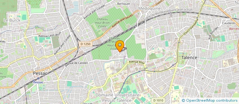 localisation de l'entreprise YBOCAM à PESSAC