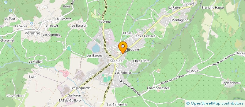 localisation de l'entreprise YBRLH  MACLAS