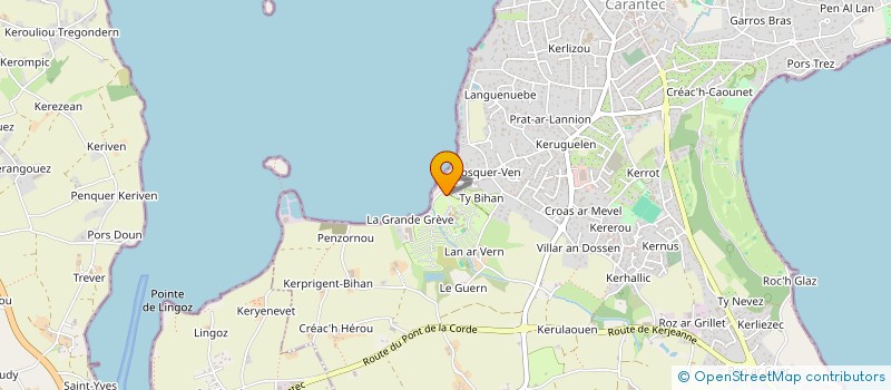 localisation de l'entreprise YBSP  CARANTEC