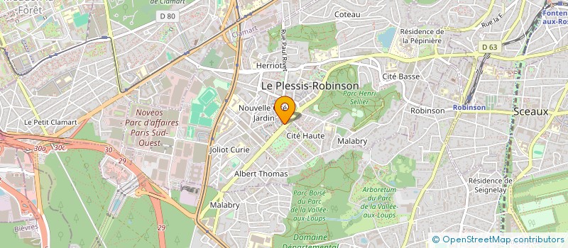 localisation de l'entreprise YBYSCUS à LE PLESSIS-ROBINSON