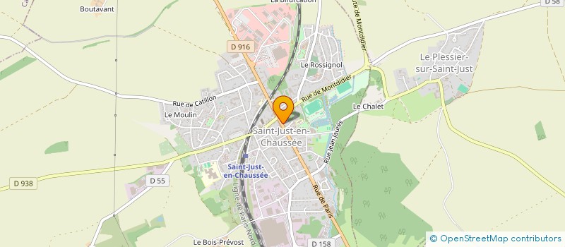 localisation de l'entreprise YC  SAINT-JUST-EN-CHAUSSEE