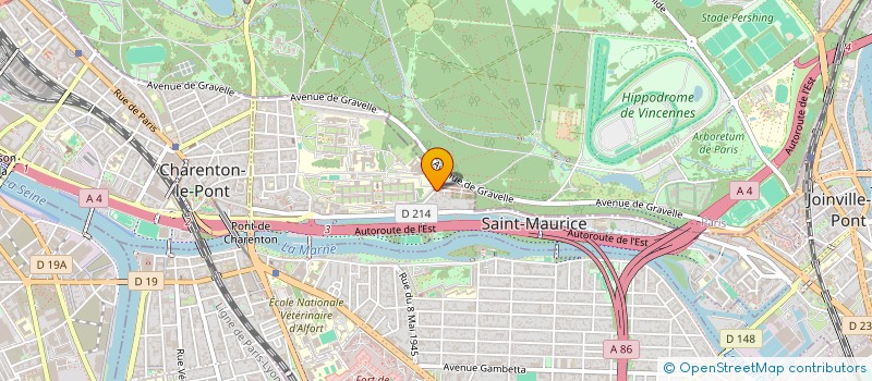 localisation de l'entreprise YC ACADEMIE & FRANCHISE à COLOMBES